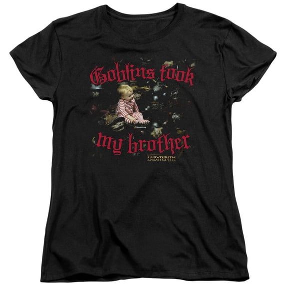 Labyrinth - Goblins Took My Brother - Women's Short Sleeve Shirt - XX-Large