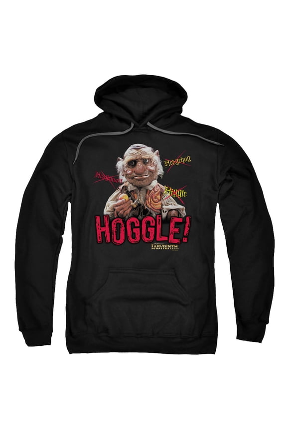 Labyrinth Hoggle Adult Pullover Hoodie Sweatshirt Black