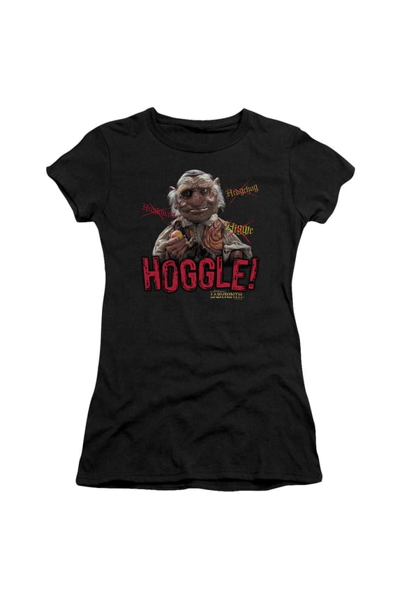 Labyrinth Hoggle S/S Junior Women's T-Shirt Sheer Black