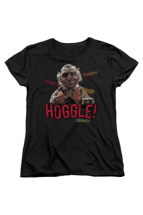 Labyrinth Hoggle S/S Women's T-Shirt Black