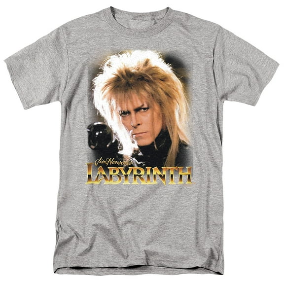 Labyrinth Jareth David Bowie T Shirt (Athletic Heather) Large