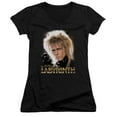 thumbnail image 1 of Labyrinth Jareth Junior Women's T-Shirt V-Neck Black, 1 of 1