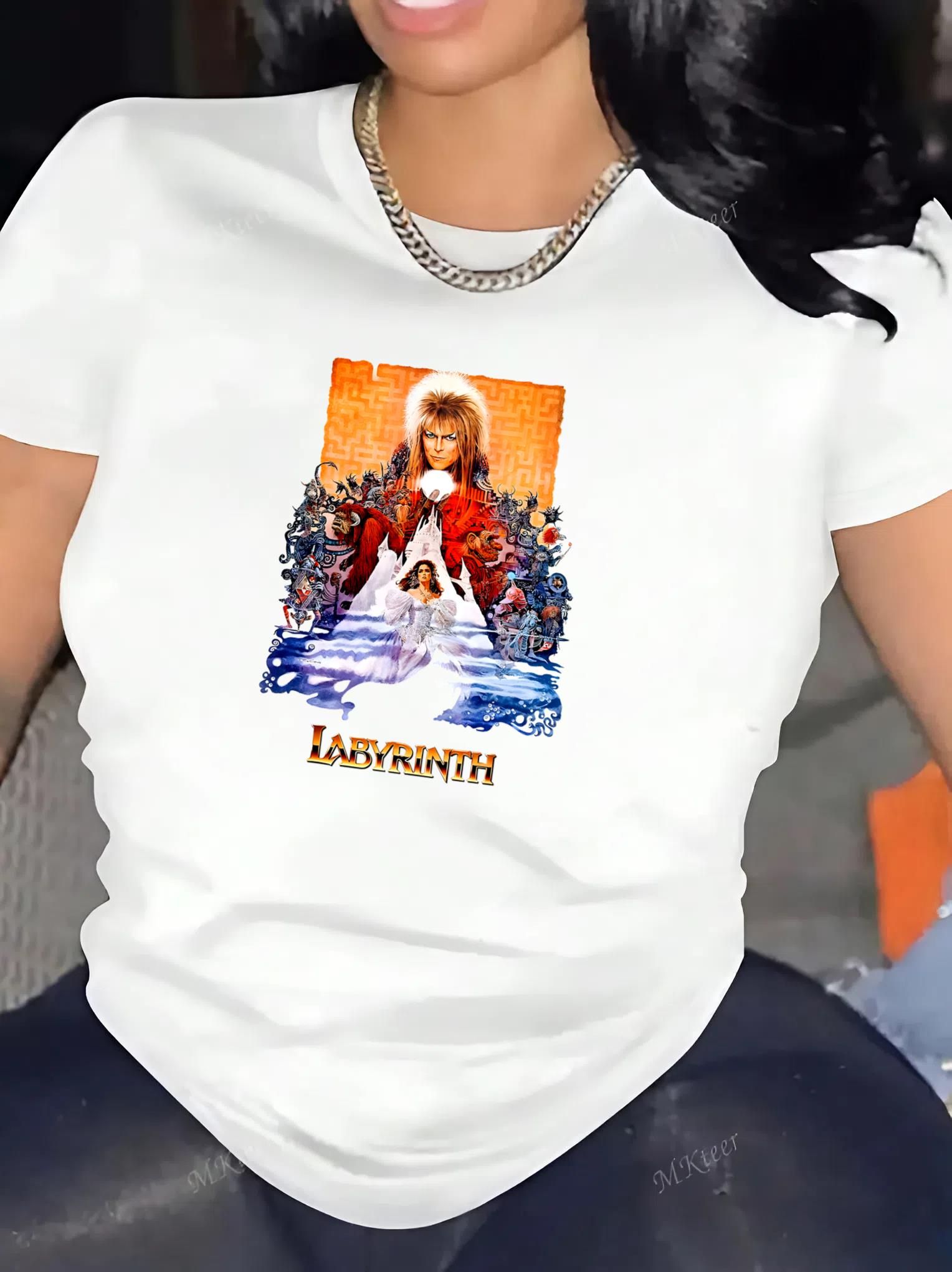 T-shirt Labyrinth Jim Henson - Noir, Taille XXL, Neuf Sans étiquettes