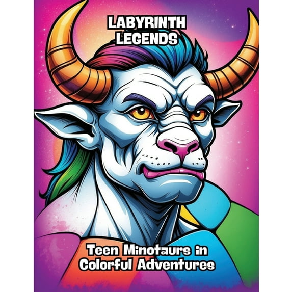 Labyrinth Legends: Teen Minotaurs in Colorful Adventures, (Paperback)