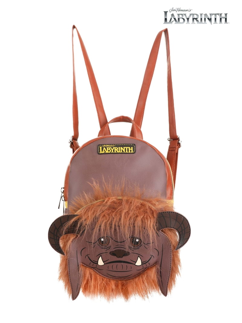 Loungefly Jim Hanson’s Labyrinth Ludo Faux Fur Backpack Loungefly Labyrinth Worm and Ludo Cosplay Mini Backpacks and  main image 4