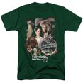 thumbnail image 1 of Labyrinth Movie Goblin King David Bowie T Shirt & Stickers (Hunter Green) Small, 1 of 6
