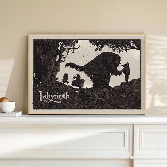 Labyrinth Movie Poster: High-Definition Art, Unframed Paper Poster 8x10in