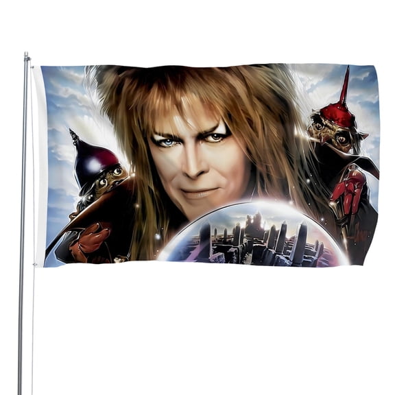Labyrinth Movie-themed Printed Flag Perfect gift for fans, friends, and family members, and suitable for indoor and outdoor activities, party decorations.35.4"x59" (90cm150cm)