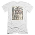 thumbnail image 1 of Labyrinth Nice Beast Premium Canvas Adult Slim Fit 30/1 T-Shirt White, 1 of 1