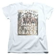 thumbnail image 1 of Labyrinth Nice Beast S/S Women's T-Shirt White, 1 of 1