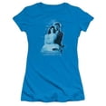 thumbnail image 1 of Labyrinth-Peach Dreams Short Sleeve Junior Sheer Tee- Turquoise - Large, 1 of 1