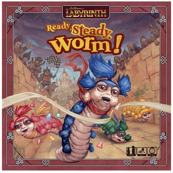 Labyrinth: Ready, Steady, Worm! - Jim Henson's Labyrinth, River Horse, Ages 6+, 2-4 Players, 20+ Mins