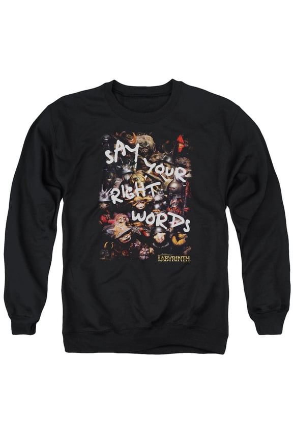 Labyrinth - Right Words - Crewneck Sweatshirt - Large