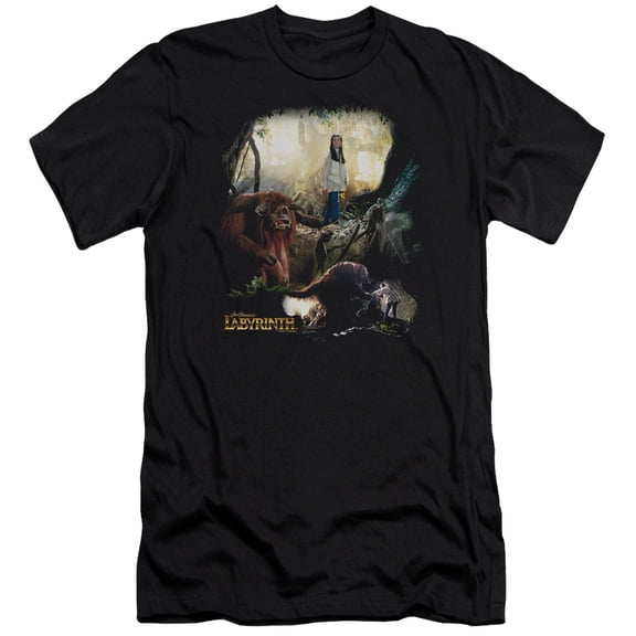 Labyrinth - Sarah & Ludo - Premium Slim Fit Short Sleeve Shirt - X-Large