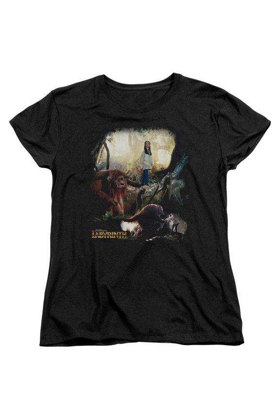Labyrinth - Sarah & Ludo - Women's Short Sleeve Shirt - Large