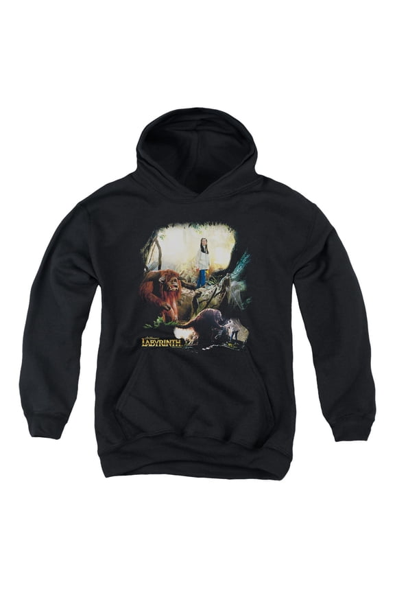 Labyrinth - Sarah & Ludo - Youth Hooded Sweatshirt - Medium