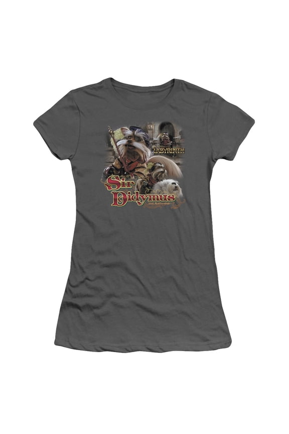 Labyrinth Sir Didymus S/S Junior Women's T-Shirt Sheer Charcoal