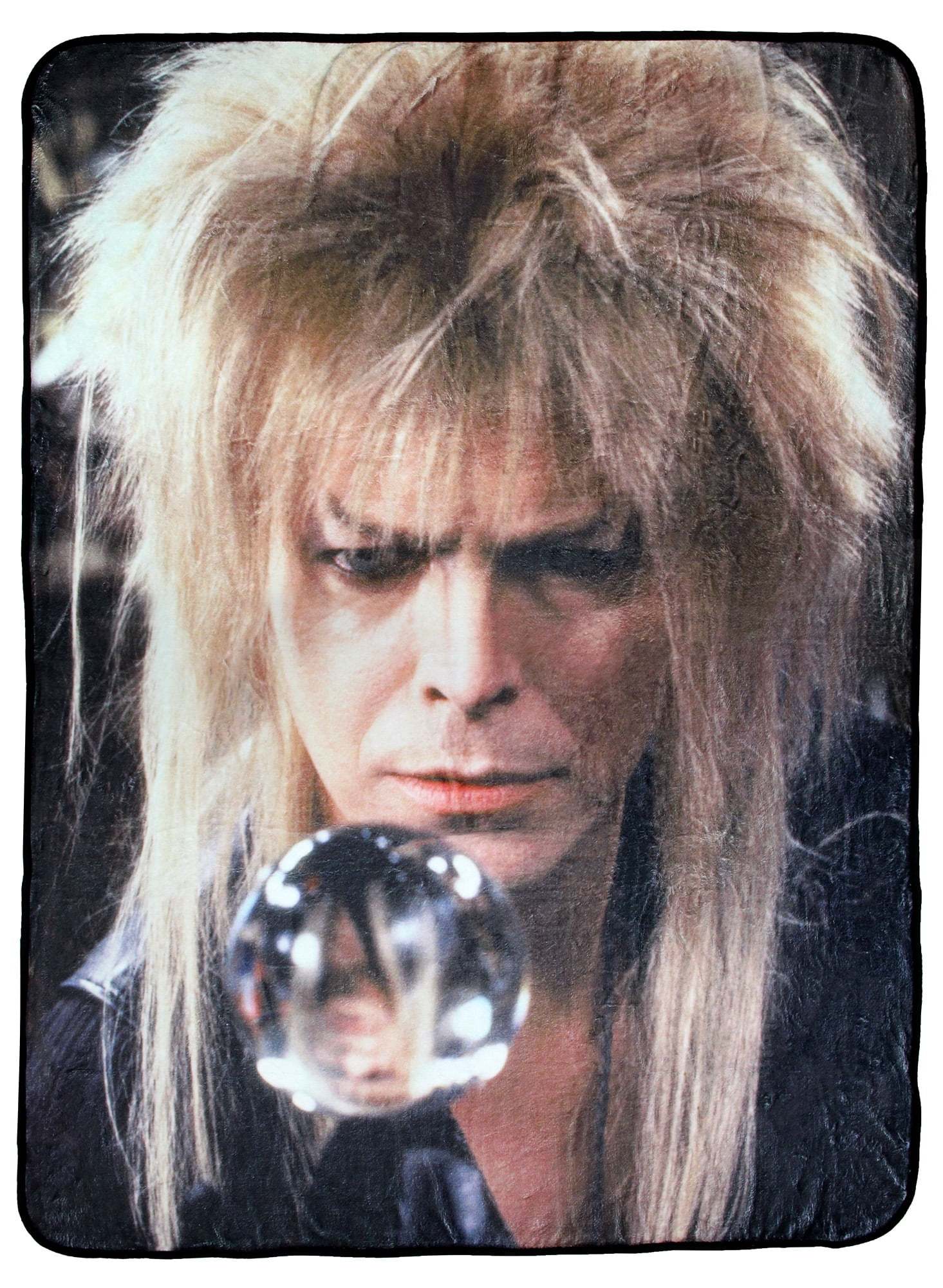 Labyrinth Goblin King Black Fleece Throw Blanket
