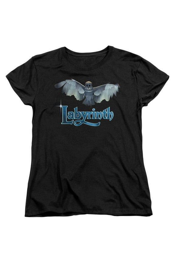 Labyrinth Title Sequence S/S Women's T-Shirt Black