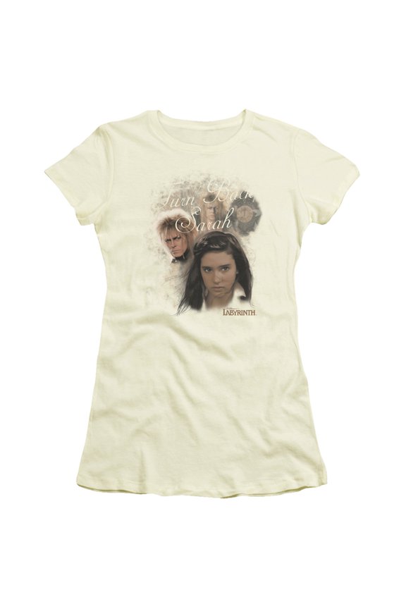 Labyrinth Turn Back Sarah S/S Junior Women's T-Shirt Sheer Cream
