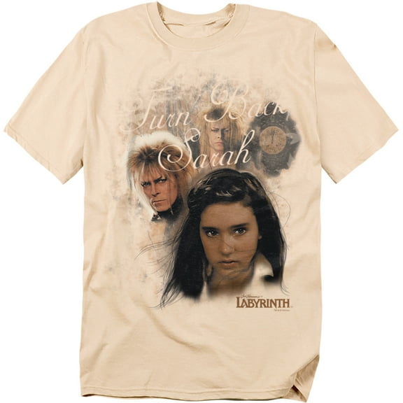 Labyrinth Turn Back Sarah Mens Short Sleeve Shirt (Cream, )