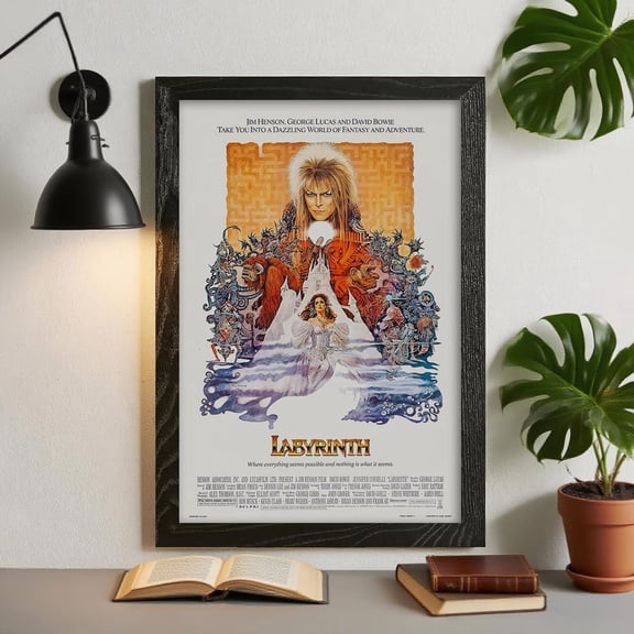 Labyrinth Vintage Movie Print Home decor, Art Collectibles Wall art,, Unframed Poster Size 24x36