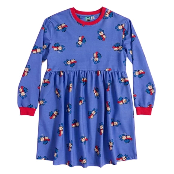 Labyrinth Womens The Worm All-Over Print Smock Dress