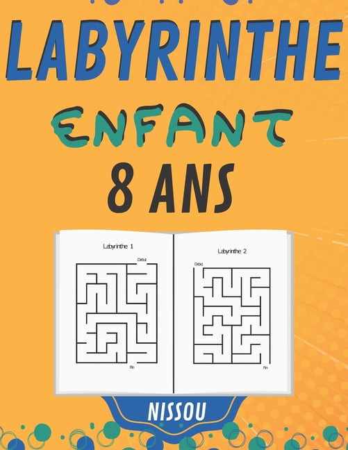 Labyrinthe Enfant 10 Ans : 100 Labyrinthe Pour Enfants simple, jeux pour  jouer en famille, Livre grand format Casse-tête niveau facile avec  solutions, garçons et filles (Paperback) 