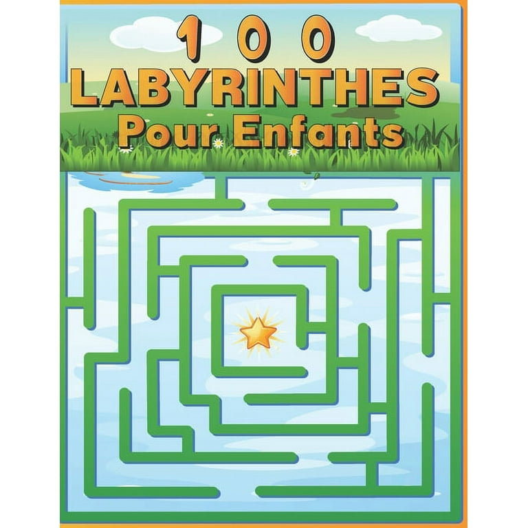 Labyrinthes pour enfants: Grand Livre de Jeux Labyrinthe pour enfants  garçons et filles (Paperback) 