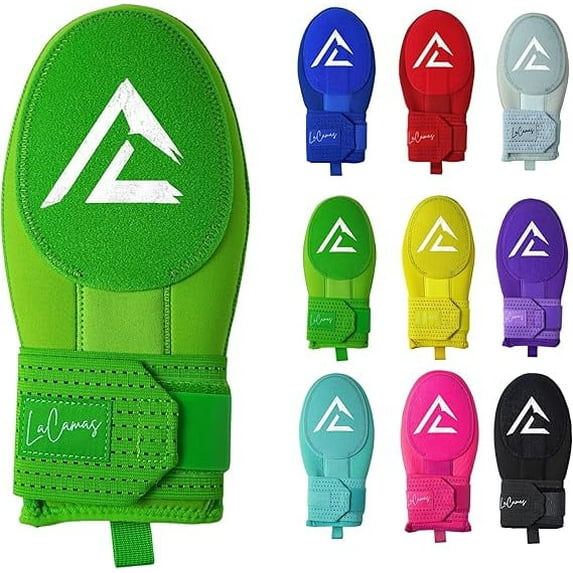 Lacamas Baseball Sliding Mitt – Youth & Adult Sizes – Protective Sliding Glove for Baseball & Softball – Ambidextrous Fit – Elastic Compression Strap – 9 Colors