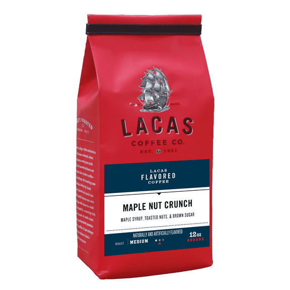 Lacas Coffee Company Maple Nut Crunch Medium Roast 12oz