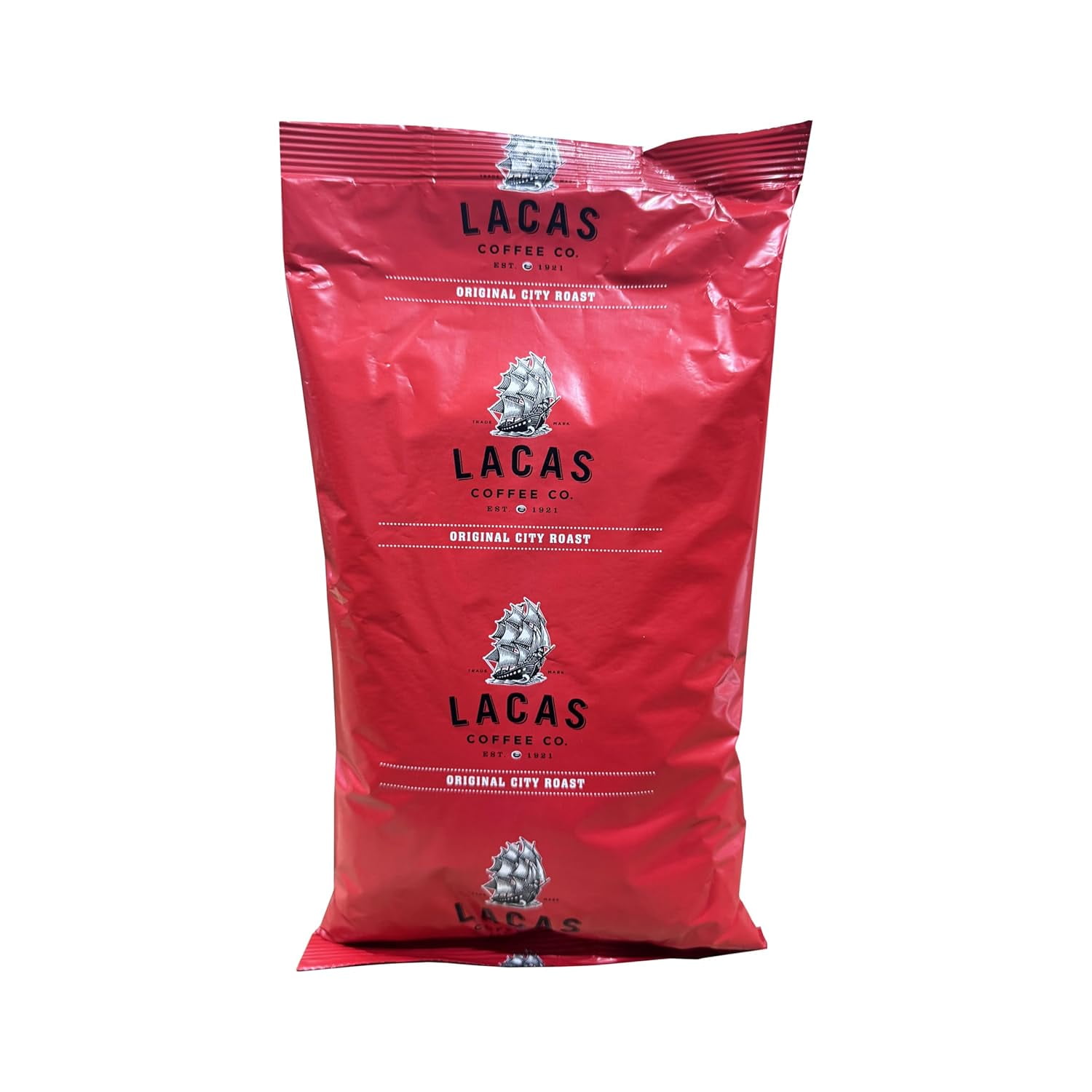 Lacas Coffee Company Original City Roast Whole Bean Coffee - 12 Oz, Medium Roast, Rich & Complex Flavor