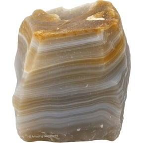 Lace Agate Raw Crystals and Healing Stones (1 Piece)