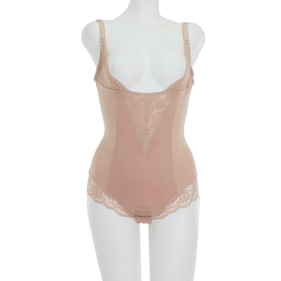 Lace And Mesh Bodysuit Shapewear M
