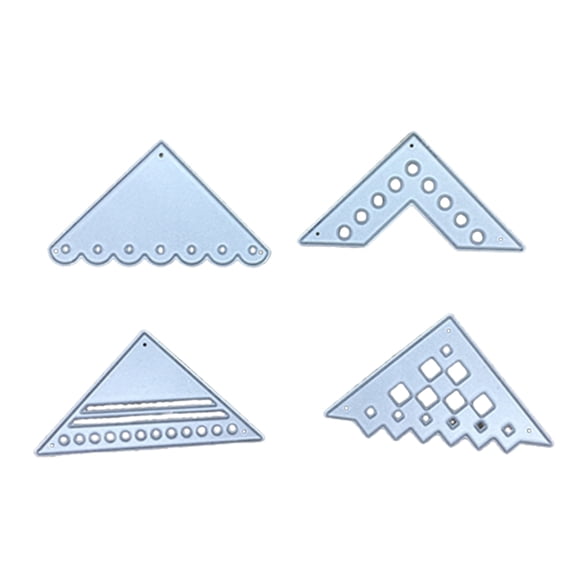 Lace Angle Corner Metal Cutting Dies Scrapbooking Stencil Die Cuts Card Embossing DIY Photo Album Template Mold Decoration Craft