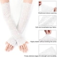 thumbnail image 1 of Lace Arm Sleeves For Women Wedding Sleeve, Floral Long Fingerless Lace Gloves for Bridal Party Prom Costume, 1 of 8