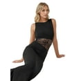 thumbnail image 1 of Lace Bodycon Maxi Dress with Crew Neck, 1 of 7