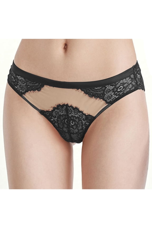 Laceshorts Panties for Women Lace Panties Underwear Mid Rise Underpants