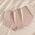 thumbnail image 1 of Lace Boyshorts Panties for Women Womens Seamless Underwear Thin Mid Waist Panties Lace Boyshorts Panties for Women Beige L, 1 of 3