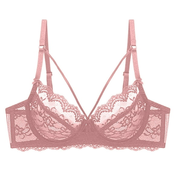Lace Bra Seamless Design Underwire Balconette Comfortable Everyday Wear with Adjustable Closure for All Seasons