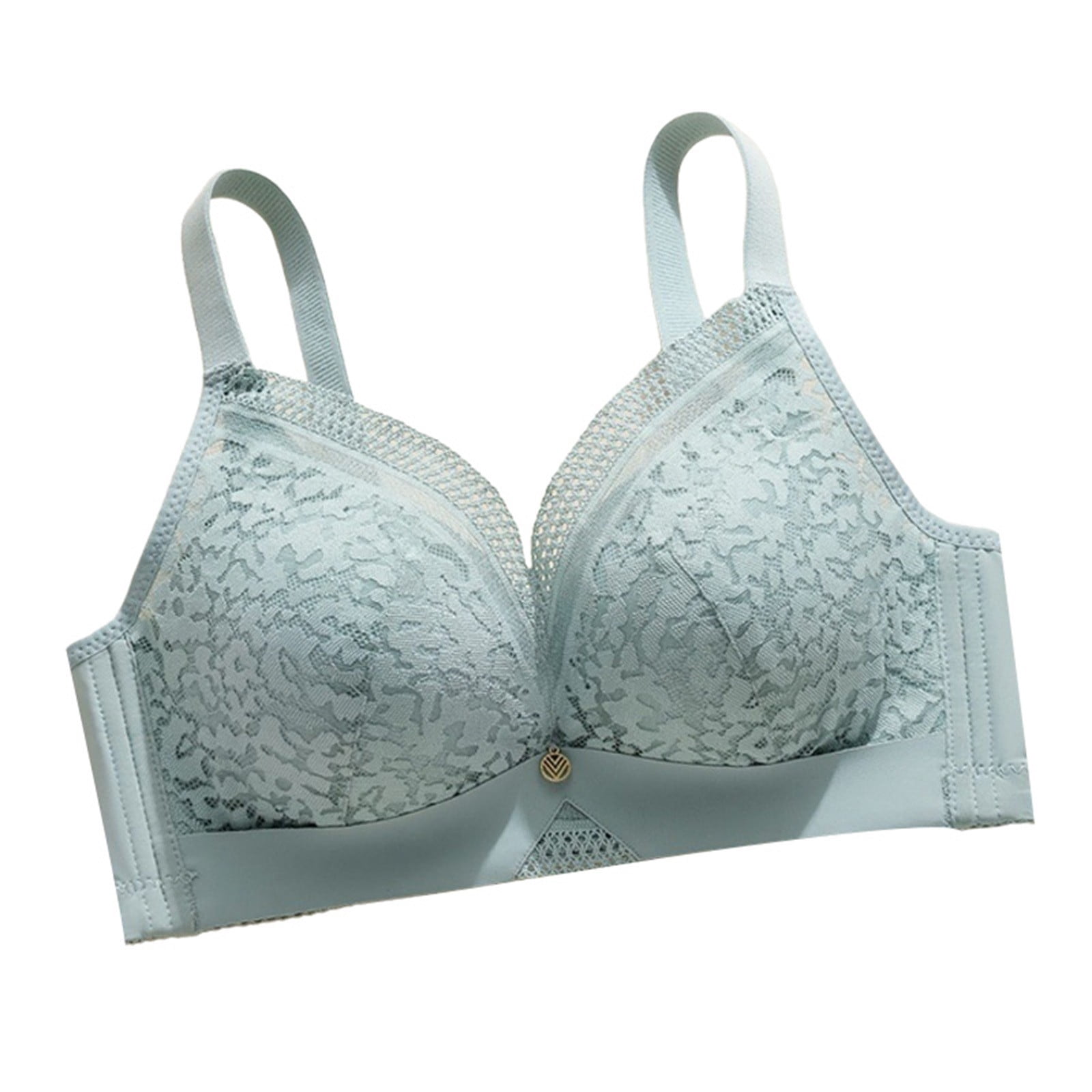 Visual Reference: Lace Bralette Fadeal Centralized Gathering And Adjustment Bra Without