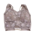 thumbnail image 1 of Lace Bralette for Women V Neck Tank Top Racerback Wide Strap Sexy Crop Tops Full Coverage Lace Bras, 1 of 4