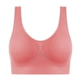 thumbnail image 1 of Lace Bralettes for Women with Support New Ladies Seamless Comfortable One-Piece No Underwire Vests Breathable Gathering Bra Woman Underwear Style B-53 Watermelon Red, 1 of 6