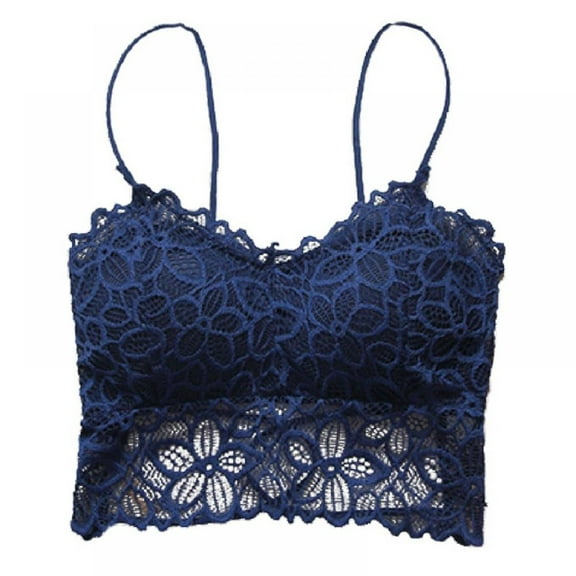 Lace Bralettes for Women Bralette Padded Lace Bandeau Bra