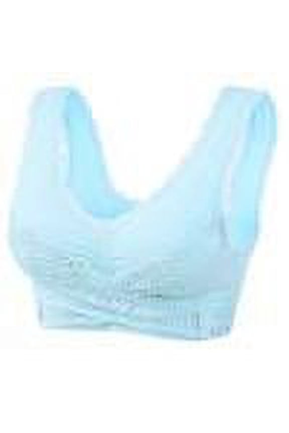 Lace Bralettes for Women Seamless Posture Support Front Hook Closure Sports Bras 3 Pack