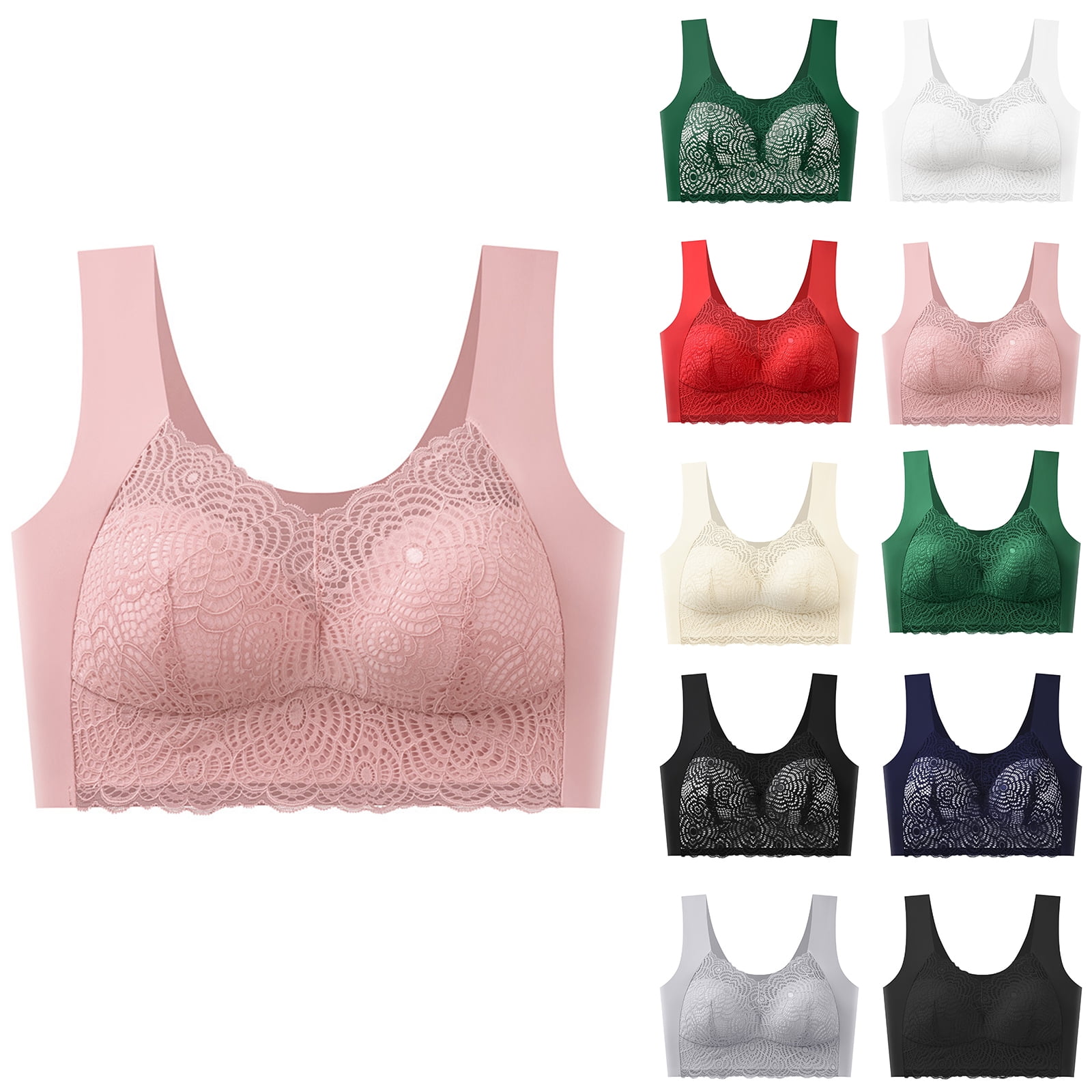 Lace Bras for Women Anti Saggy Breast 2026 Breathable High Support