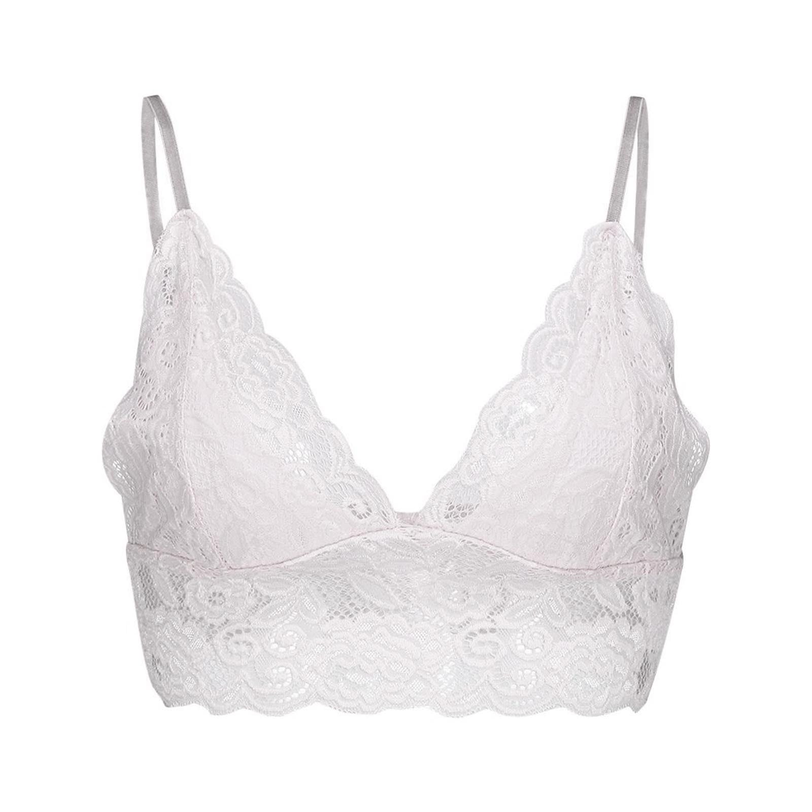 Ladies No Wire Lace Bralette Stretch Delicate Lace Insert Thin Padded -  China Women's Bralette and Basic Styles price