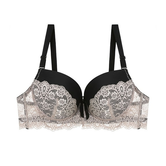 Lace Bras for Women No Underwire Plus Size Adjustable Strap Bralette Fashion Push up Bras Everyday Wear Bras Bralettes