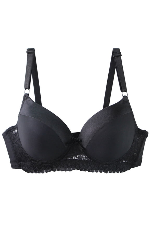 Lace Bras for Women Plus Size High Support Padded Full Coverage Big Busted Women Minimizer Bras 75B-95B