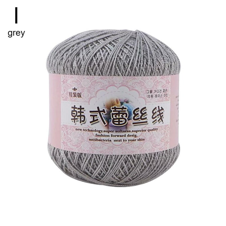 Thin Colored Lace Yarn Crochet Yarn Cotton Knitting DIY Sewing Machine  Thread